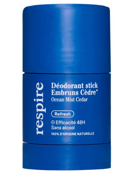 Respire Déodorant Stick Embruns Cèdre - 50 g