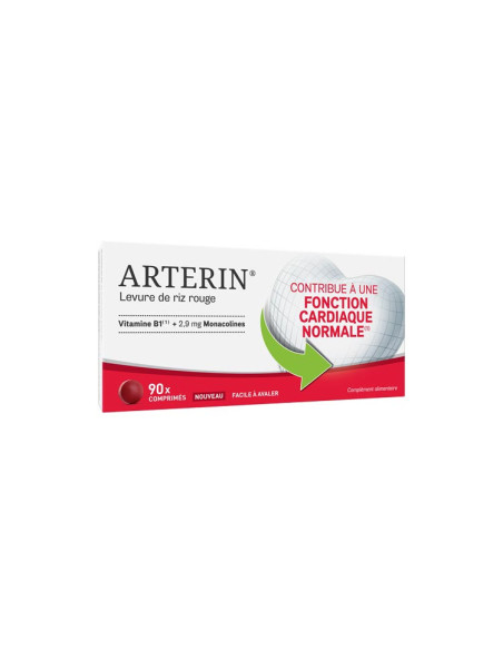 Arterin Levure de riz rouge - 90 comprimés