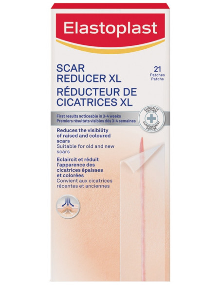 Elastoplast Réducteur de Cicatrices XL 21 Pansements Transparents