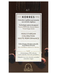 Korres Coloration Permanente Huile d'Argan - Coloration :...
