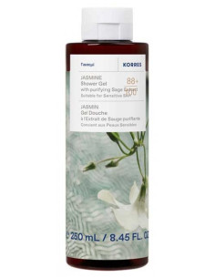 Korres Gel Douche Jasmin à l'Extrait de Sauge Purifiante...