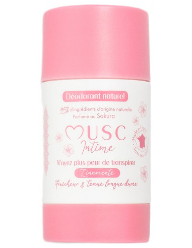Musc Intime Déodorant Naturel Sakura - 50 g