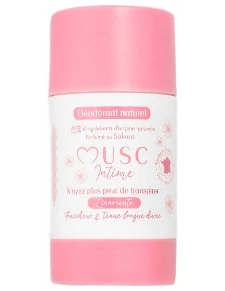 Musc Intime Déodorant Naturel Sakura - 50 g