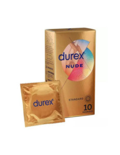 Durex Préservatifs Nude ultra fin - 10 préservatifs