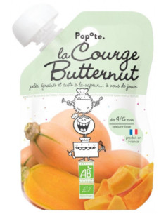 Popote Gourde La Courge Butternut Purée Dès 4/6 Mois Bio...