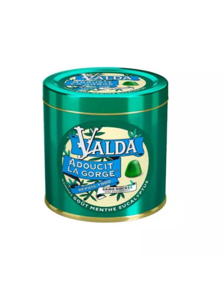 Valda Gommes sans sucres goût menthe eucalyptus - 160g