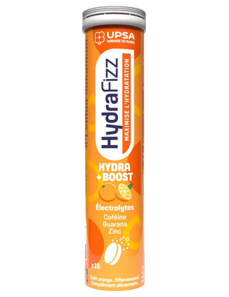 UPSA Hydrafizz Hydra+Boost 16 Comprimés Effervescents