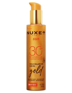 Nuxe Sun Huile Solaire Or Visage et Corps Gold SPF30 150 ml