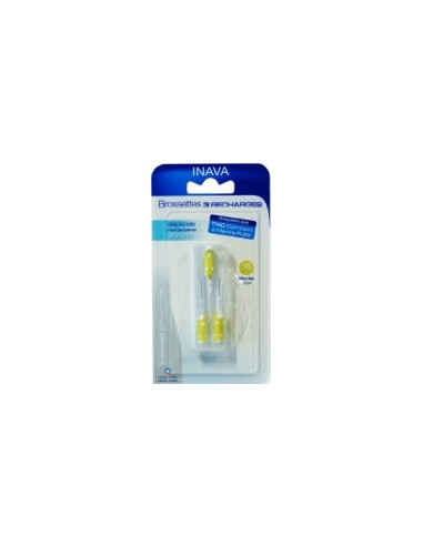 INAVA Brossettes interdentaires étroits - 3 recharges micro fines coniques 2,5 à 2,2mm