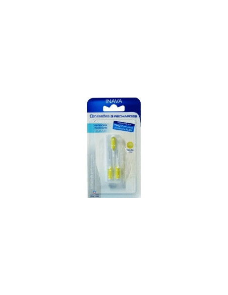 INAVA Brossettes interdentaires étroits - 3 recharges micro fines coniques 2,5 à 2,2mm