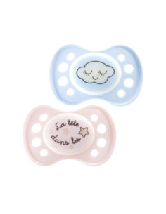 Sucette Anatomique Nuit Silicone Collection N°29 0-6 mois - 1 sucette