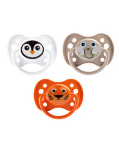 Sucette Anatomique Masque Collection N°34 Silicone +6 mois - 1 sucette