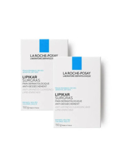 Lipikar Surgras - Pain Physiologique Anti-Dessèchement - 2x150g