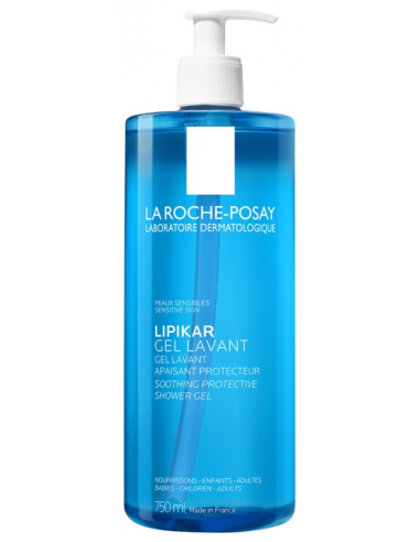 La Roche-Posay Lipikar Gel Lavant Gel Douche Apaisant Protecteur - 750 ml