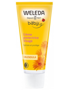 Weleda Calendula Bébé Crème protectrice Visage - 50ml