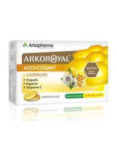 ArkoRoyal, Pastilles Propolis, Papaïne et Vitamine C Miel/Citron - 24 unités
