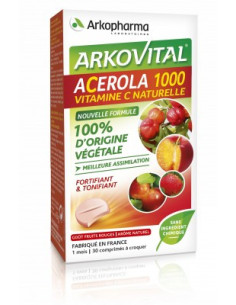 Arkovital Acérola 1000 - 30 comprimés