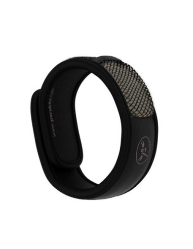 Bracelet Anti Moustique Rechargeable Noir, 1 bracelet et 2 recharges