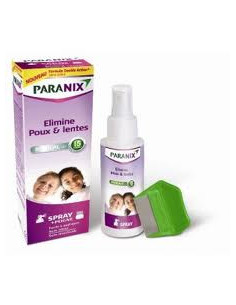 Traitement Anti Poux & Lentes + Peigne, Spray 100 ml