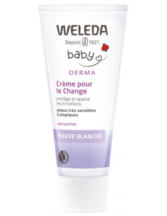 Weleda Bébé Derma Crème Pour Le Change à La Mauve Blanche - 50 ml