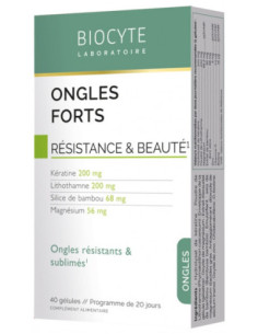 Biocyte Ongles Forts - 40 gélules