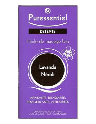 Huile de Massage Bio Détente, 100 ml