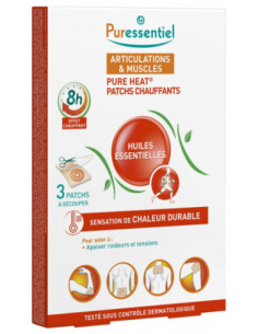 Puressentiel Articulations Patchs Chauffants aux 14 Huiles Essentielles 3 Patchs
