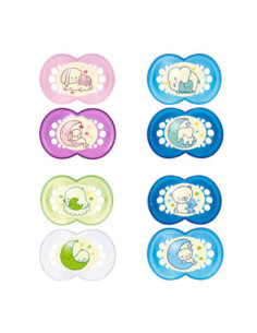 Sucette Nuit Silicone N23 + 6 mois - 2 sucettes