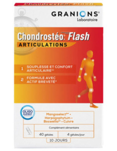 Granions Chondrostéo Flash - 40 Gélules