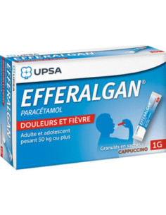 EFFERALGAN 1000 mg, granulés en sachet - 8 sachets