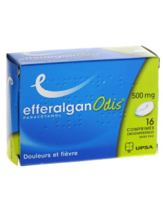 EFFERALGAN 500mg - 16 comprimés orodispersibles