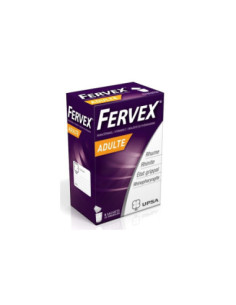 FERVEX ETAT GRIPPAL PARACETAMOL/VITAMINE C/PHENIRAMINE ADULTES, granulés pour solution buvable en sachet  Encadré - 8 sachets