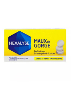 HEXALYSE, comprimé à sucer - 24 comprimés