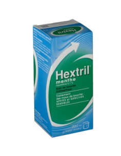 HEXTRIL MENTHE 0,1 POUR CENT, solution pour bain de bouche- 400 ml 2