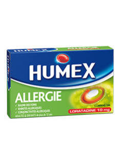 HUMEX ALLERGIE LORATADINE 10 mg , comprimé pelliculé sécable - 7 comprimés