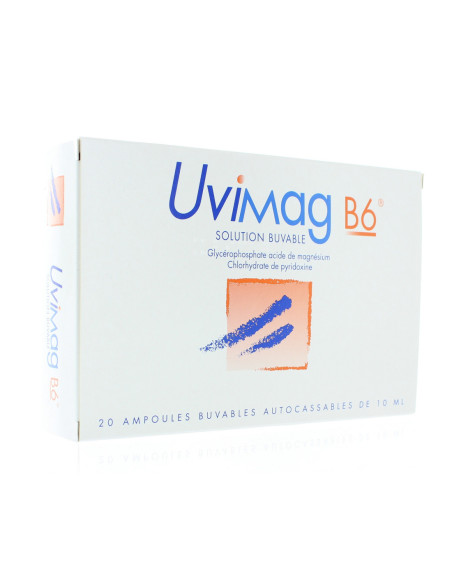 UVIMAG B6, solution buvable - 20 ampoules