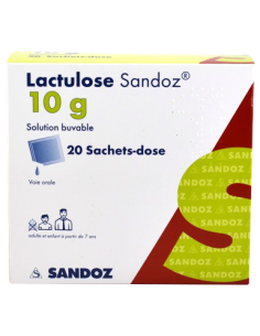LACTULOSE SANDOZ 10 g, solution buvable en sachet-dose - 20x15ml