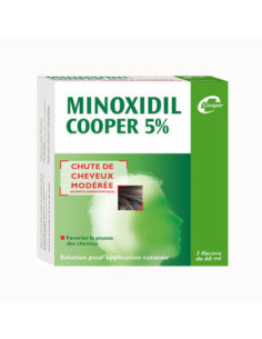 MINOXIDIL COOPER 5 %, solution pour application cutanée - 3x60ml