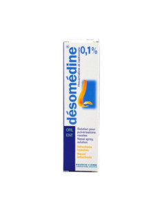 DESOMEDINE 0,1 POUR CENT, solution pour pulvérisations nasales en flacon - 10ml
