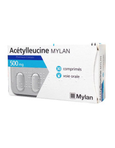 ACETYLLEUCINE MYLAN 500 mg, comprimé - 30 comprimés