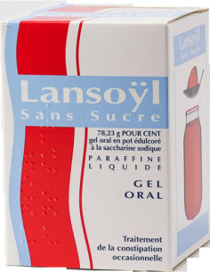 LANSOYL SANS SUCRE 78,23g POUR CENT, gel oral en pot édulcoré à la saccharine sodique - 215 g