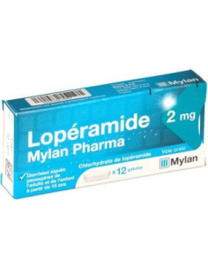 LOPERAMIDE MYLAN PHARMA 2mg, gélule - 12 gélules