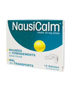 NAUSICALM ADULTES 50 mg, gélule - 14 gélules