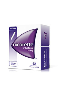 NICORETTE INHALEUR 10 mg - 42 cartouches pour inhalation buccale