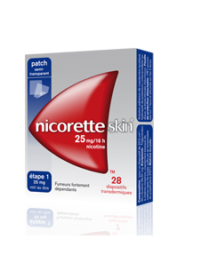 NICORETTESKIN 25 mg/16 heures, dispositifs transdermiques - 7 patchs 2