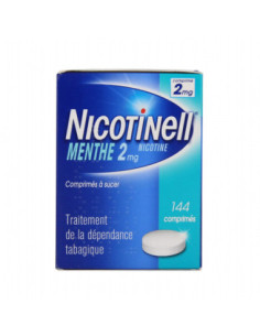 NICOTINELL MENTHE 2 mg, comprimé à sucer - 144 comprimés