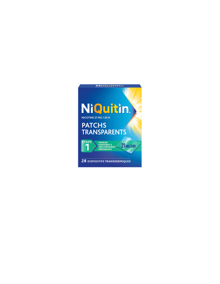 NIQUITIN 21 mg/24 heures, dispositif transdermique- 28 patchs
