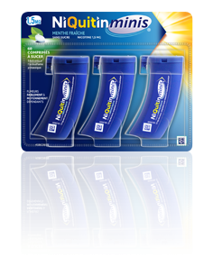 NIQUITINMINIS 1,5mg SANS SUCRE, comprimé édulcoré à l'acésulfame potassique - 20 comprimés 2