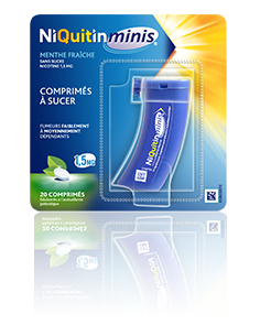 NIQUITINMINIS 1,5mg SANS SUCRE, comprimé édulcoré à l'acésulfame potassique - 60 comprimés 2