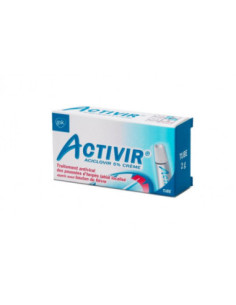 ACTIVIR 5 POUR CENT, crème, pompe doseuse - 2g 2
